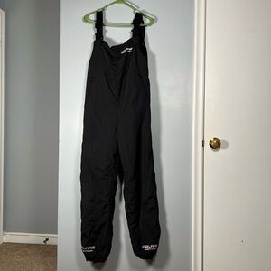 Vintage Polaris IndyTech USA Snowmobile Bibs Suit Women’s Medium Black